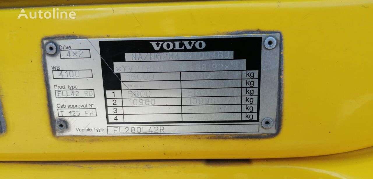 Camion telaio VOLVO FL280 4X2 - Photo 10